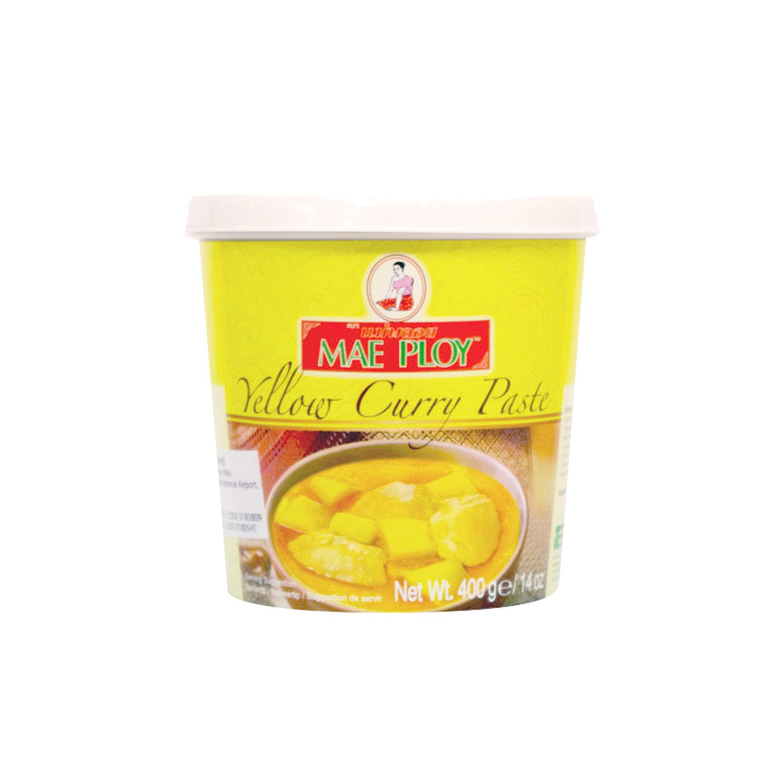 MAE PLOY YELLOW CURRY PASTE 400G - Talard Thai Food Service