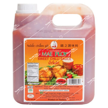 3-liter bottle of Mae Ploy Sweet Chilli Sauce.