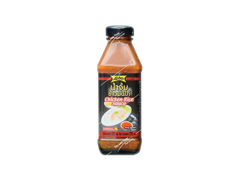 Lobo Chicken Rice Sauce - A savory sauce designed for making authentic Thai chicken rice, offering rich flavor and convenience in cooking.