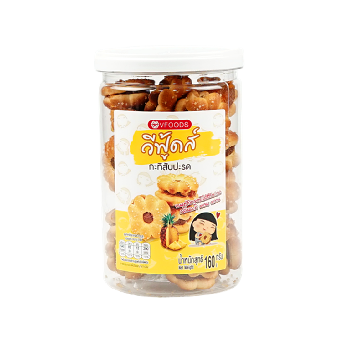 VFOODS COCONUT BISCUIT WITH PINEAPPLE JAM
