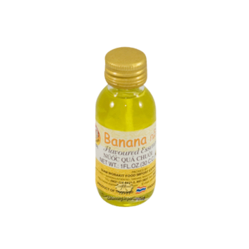Seahorse Banana Essence – Sweet banana extract for enhancing Thai recipes and drinks.