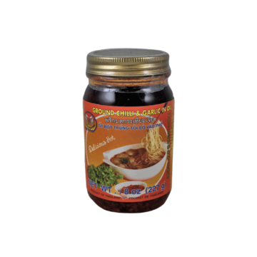 Seahorse Ground Chilli Garlic in Oil – Spicy and aromatic Thai condiment for enhancing your dishes.