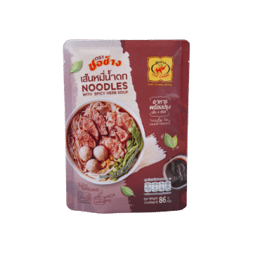 CHO CHANG NOODLES WITH SPICY HERB SOUP