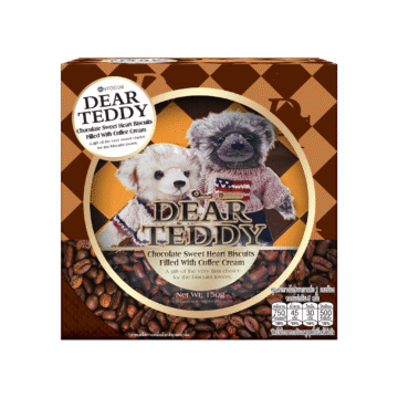 DEAR TEDDY SWEETHEART BISCUITS WITH COFFEE CREAM WITH INNER BOX