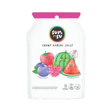 SUNSU CHEWY KONJAC JELLY WATERMELON & MIXED BERRY FLAVOUR