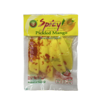 Pack of XO Spicy Pickled Mango with Chilli, 100g