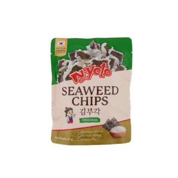 N-Yoto Seaweed Chips Original 20g crispy Korean Kim-bugak snack